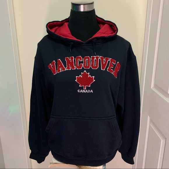 TeePee  Spell Out Vancouver Hoodie Size Medium - Picture 9 of 10